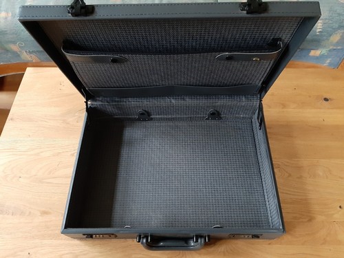 Vintage leder aktenkoffer - vintage, kano