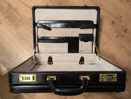 Aktenkoffer echtleder schwarz - aktenkoffer,