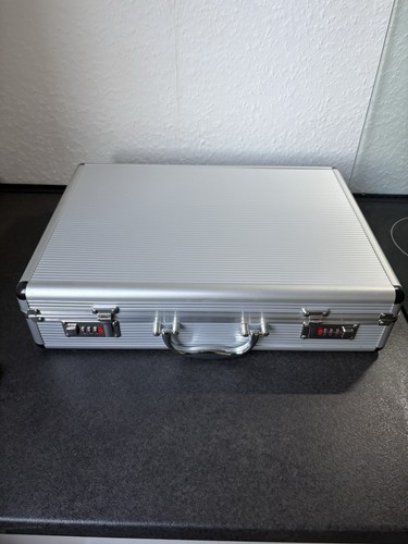 Aluminium aktenkoffer mit - aluminium,
