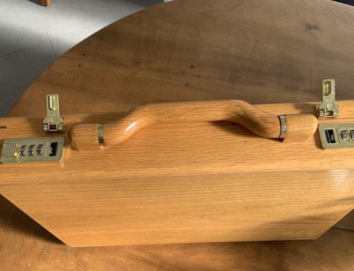 Designer aktenkoffer aus - aus, holz