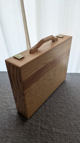 Holzkoffer als aktenkoffer - aktenkoffer,